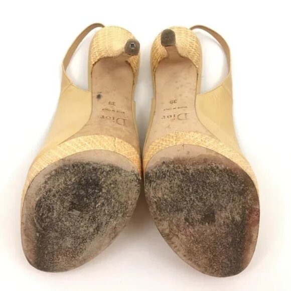 Dior Peep Toe Slingback Heels - Picture 7 of 11